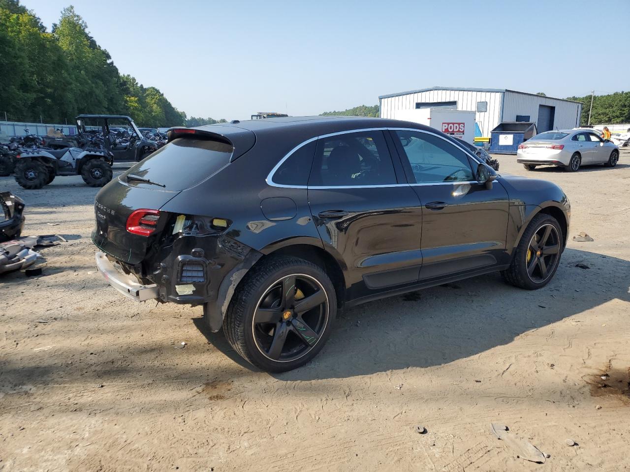 2018 Porsche Macan VIN WP1AB2A56JLB39214 Copart auction photo, rear end damage thumbnail 3