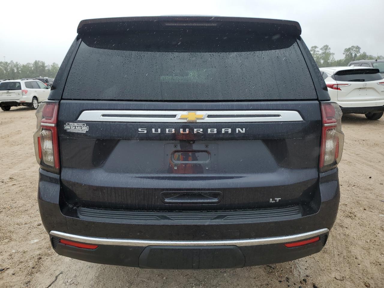 2022 Chevrolet Suburban VIN 1GNSCCKD9NR203139 Copart auction photo, front end / side damage thumbnail 6
