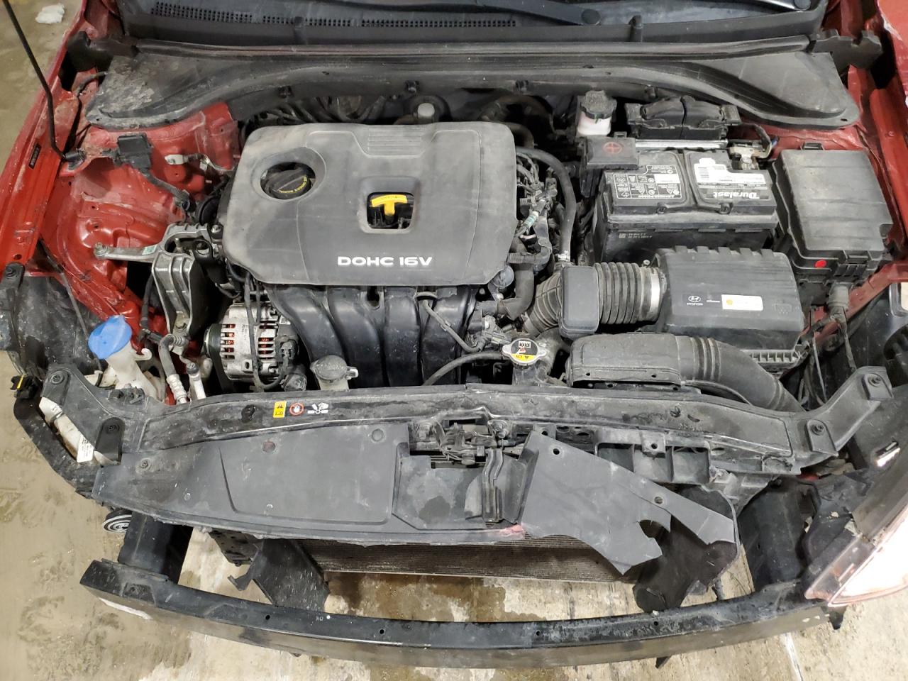 2018 Hyundai Elantra VIN 5NPD84LFXJH306726 Copart auction photo, rollover damage thumbnail 11