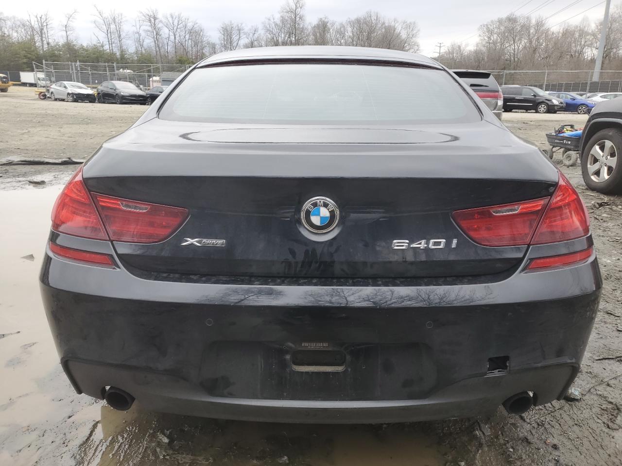 2015 BMW 6er VIN WBA6B8C5XFD453762 Copart auction photo, mechanical / undercarriage damage thumbnail 6