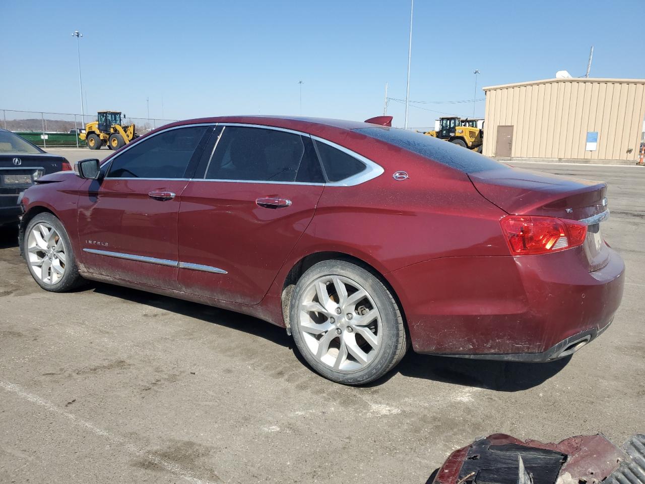 2017 Chevrolet Impala VIN 2G1145S37H9125519 Copart auction photo, front end / rear end damage thumbnail 2