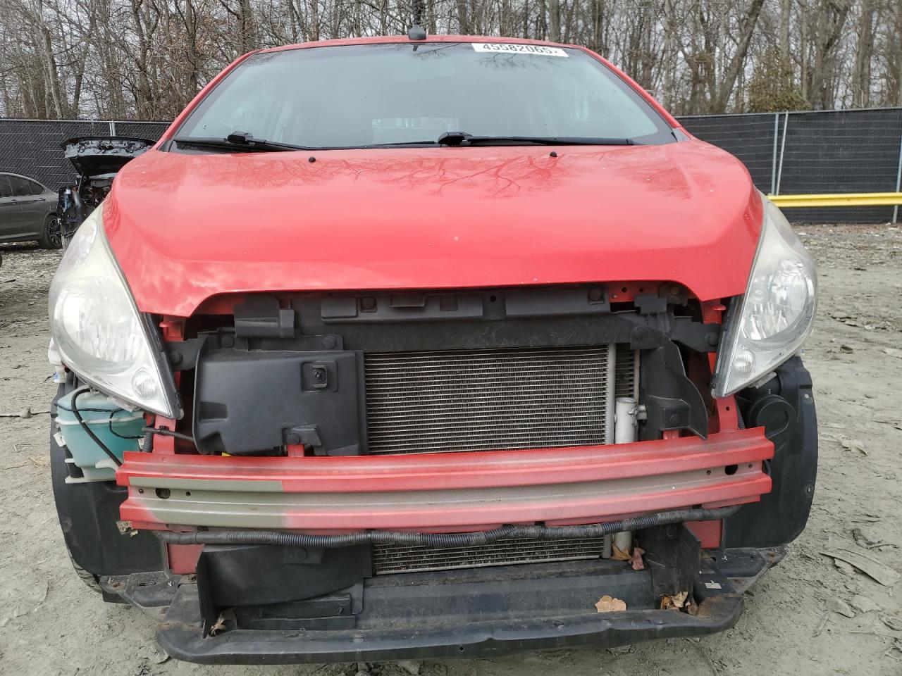 2014 Chevrolet Spark VIN KL8CB6S95EC586523 Copart auction photo, front end / side damage thumbnail 5