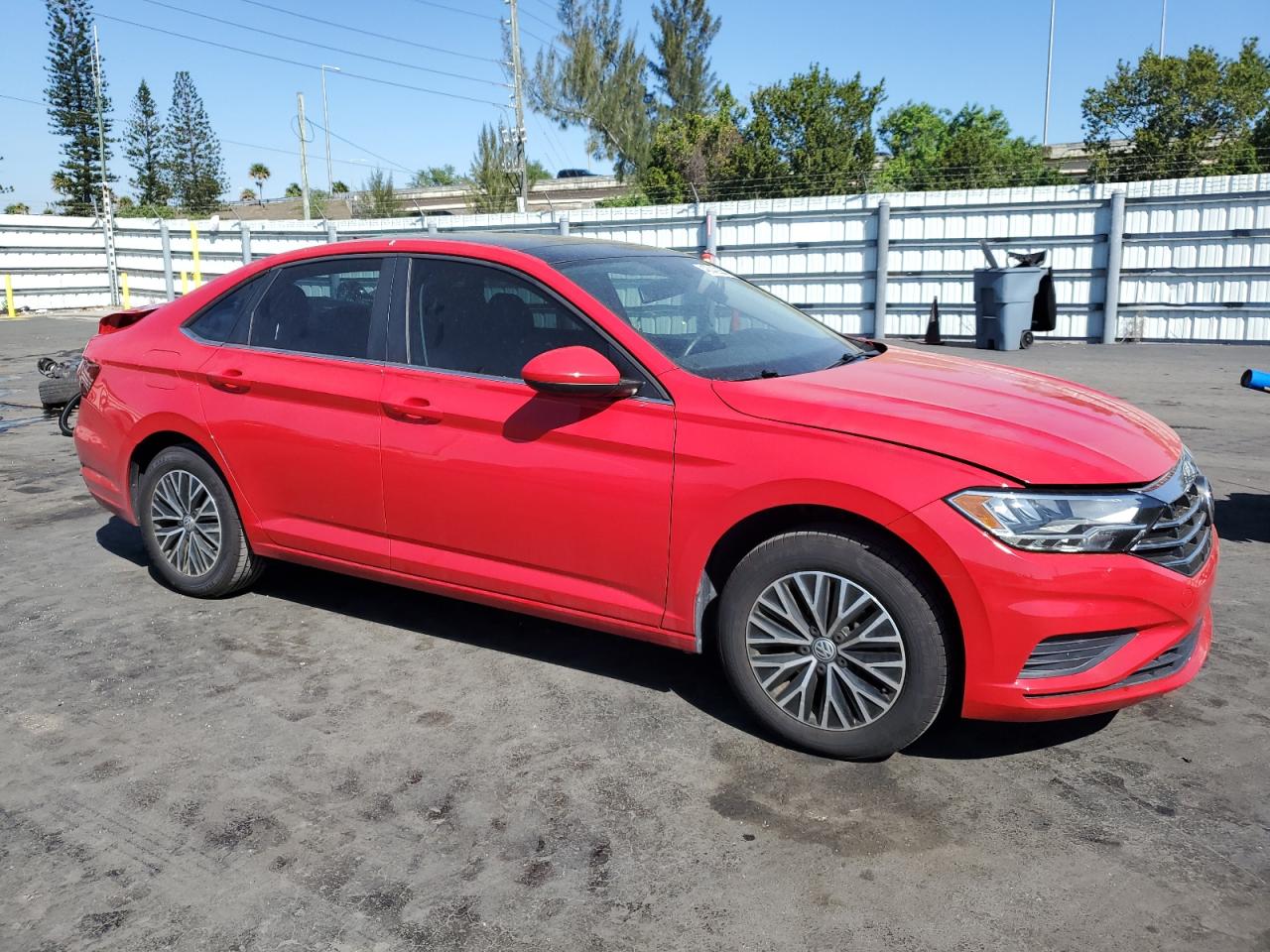 2020 Volkswagen Jetta VIN 3VWCB7BU4LM058420 Copart auction photo, rear end damage thumbnail 4