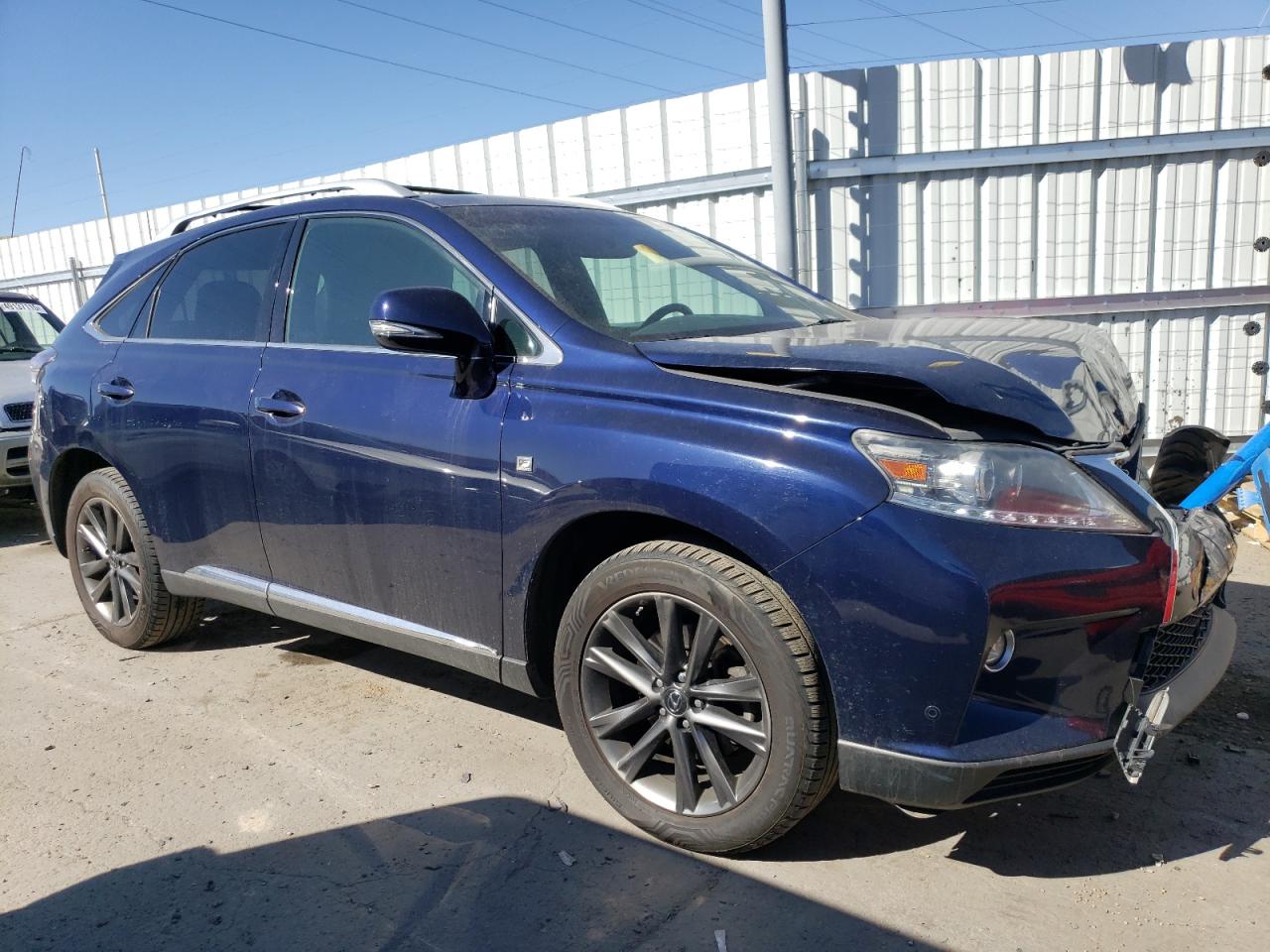 2015 Lexus RX VIN 2T2BK1BA8FC335595 Copart auction photo, front end / side damage thumbnail 4