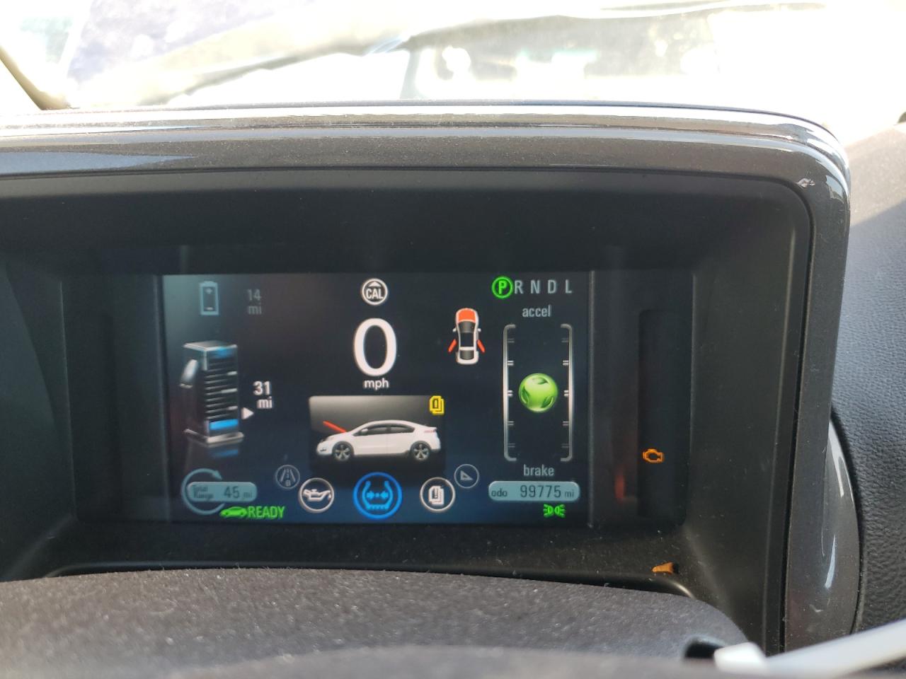 2012 Chevrolet Volt VIN 1G1RD6E48CU109712 Copart auction photo, mechanical / side damage thumbnail 9