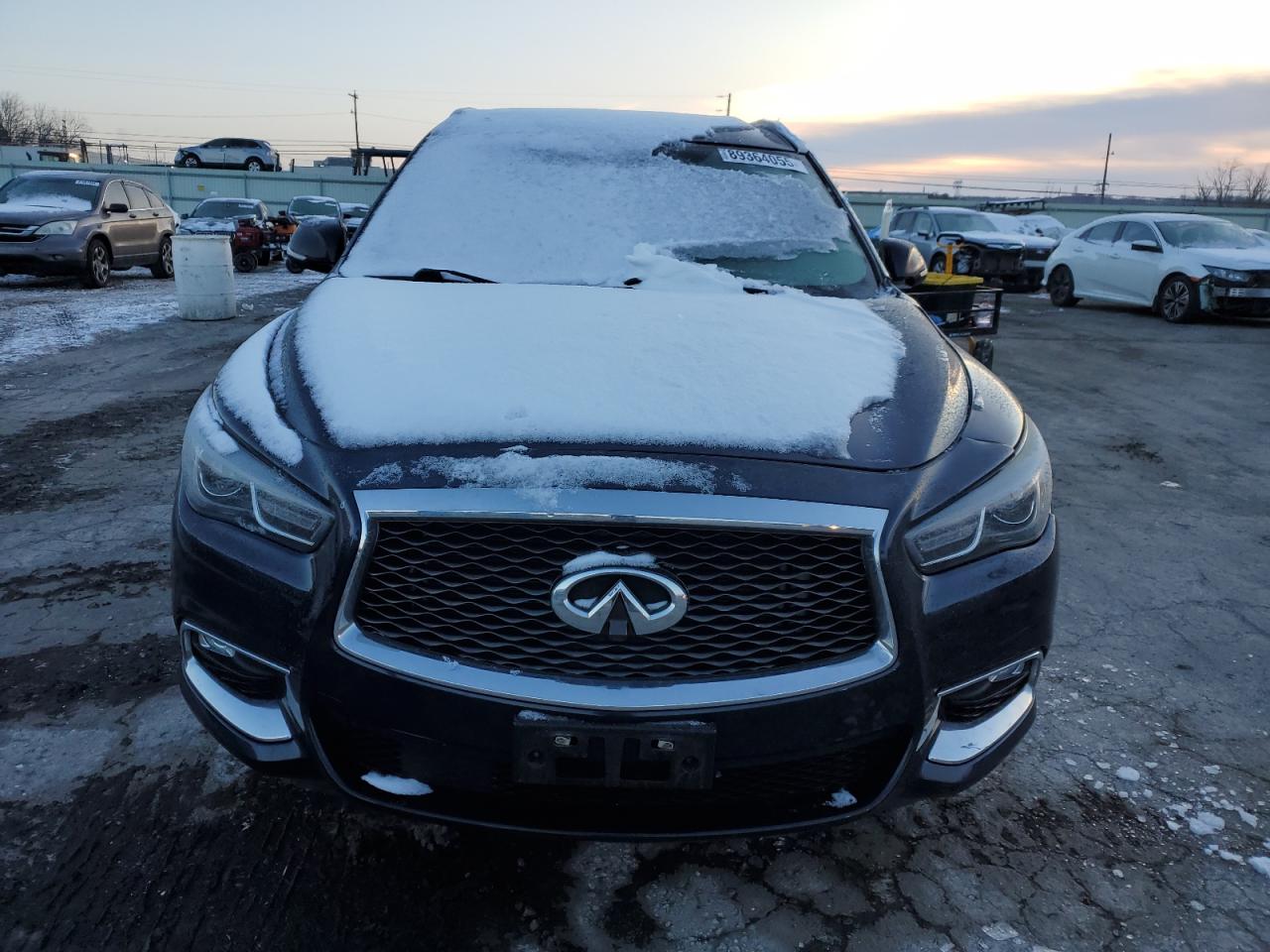 2019 Infiniti QX60 VIN 5N1DL0MM6KC523798 Copart auction photo, side damage thumbnail 5
