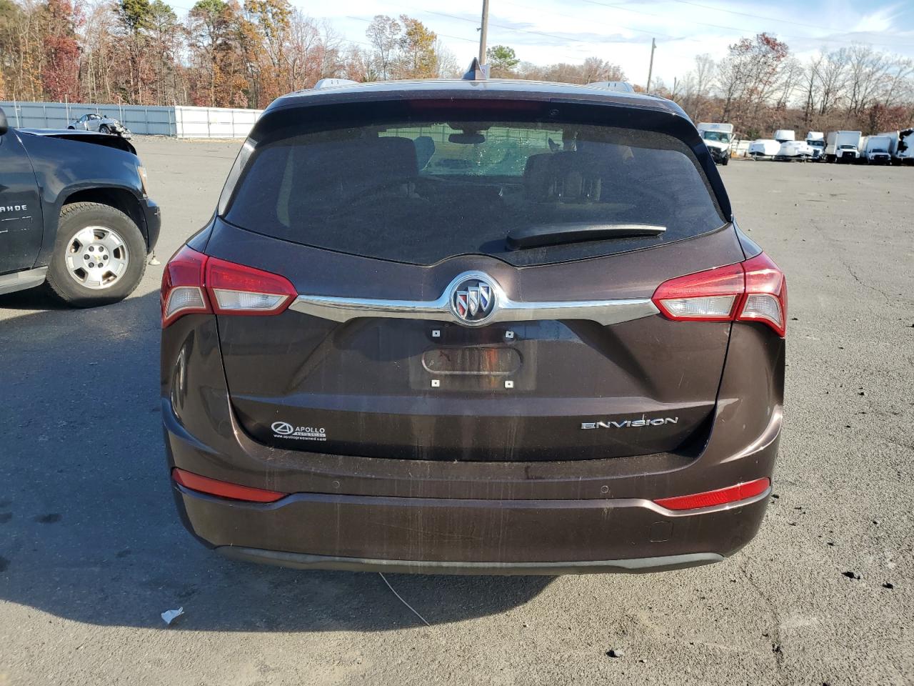 2020 Buick Envision VIN LRBFXCSA5LD161405 Copart auction photo, front end damage thumbnail 6
