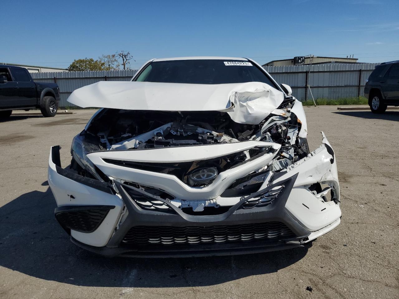 2022 Toyota Camry VIN 4T1G11AK3NU638112 Copart auction photo, front end / undercarriage damage thumbnail 5
