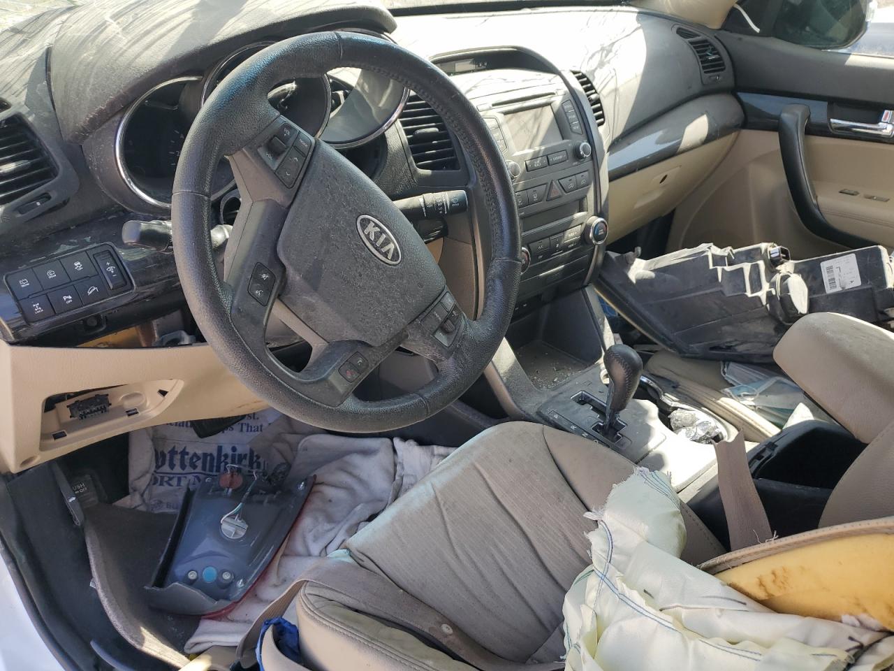 2012 KIA Sorento VIN 5XYKUCA6XCG242312 Copart auction photo, all over / undercarriage damage thumbnail 8