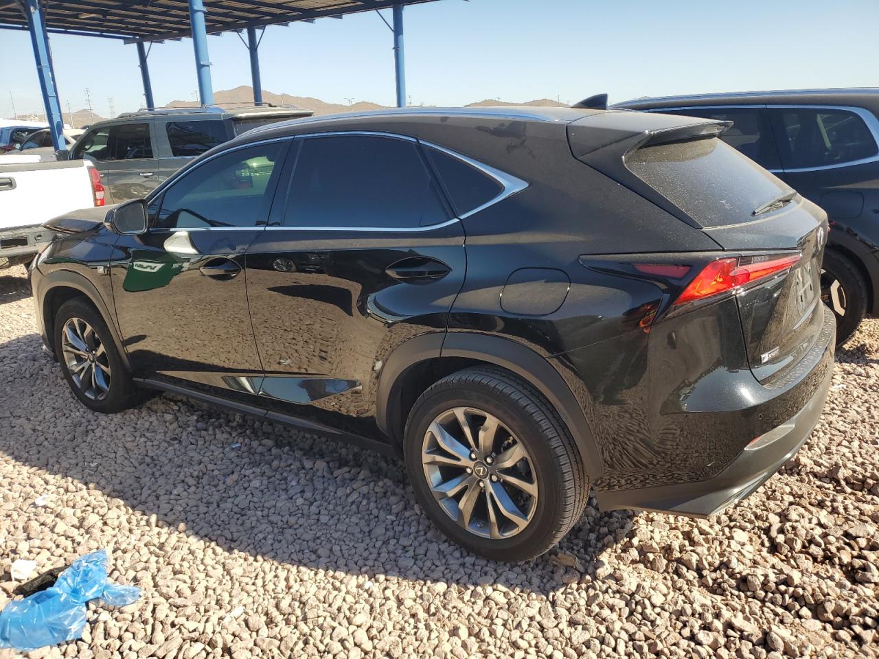 2021 Lexus NX VIN JTJSARBZ5M2188415 Copart auction photo, front end damage thumbnail 2