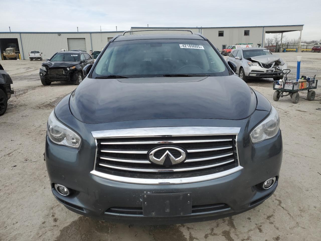 2014 Infiniti QX60 VIN 5N1AL0MM3EC516332 Copart auction photo, minor dent/scratches damage thumbnail 5