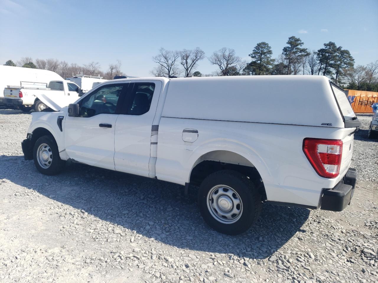 2022 Ford F-150 VIN 1FTEX1CB7NKD57353 Copart auction photo, front end / side damage thumbnail 2
