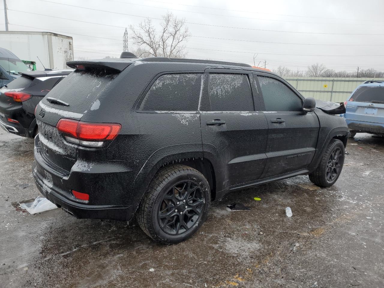 2021 Jeep Grand Cherokee VIN 1C4RJFBG7MC859155 Copart auction photo, front end damage thumbnail 3