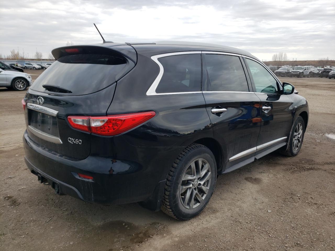 2015 Infiniti QX60 VIN 5N1AL0MM4FC525669 Copart auction photo, front end damage thumbnail 3