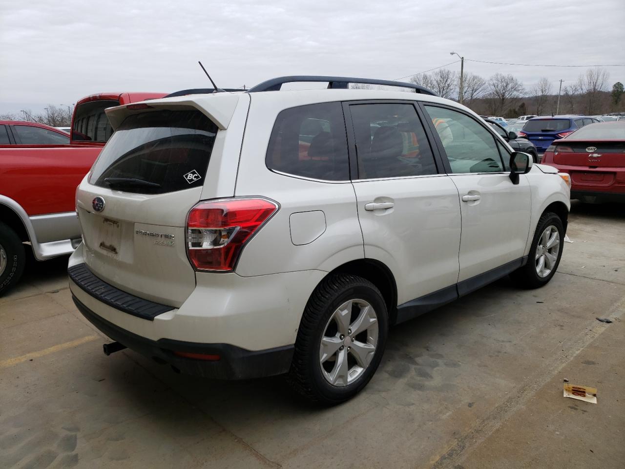 2015 Subaru Forester VIN JF2SJAHC2FH828668 Copart auction photo, front end damage thumbnail 3