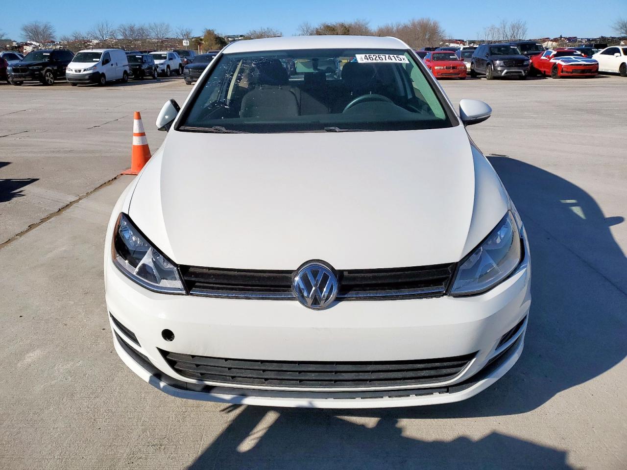2015 Volkswagen Golf VIN 3VW817AU9FM024066 Copart auction photo, rear end / front end damage thumbnail 5