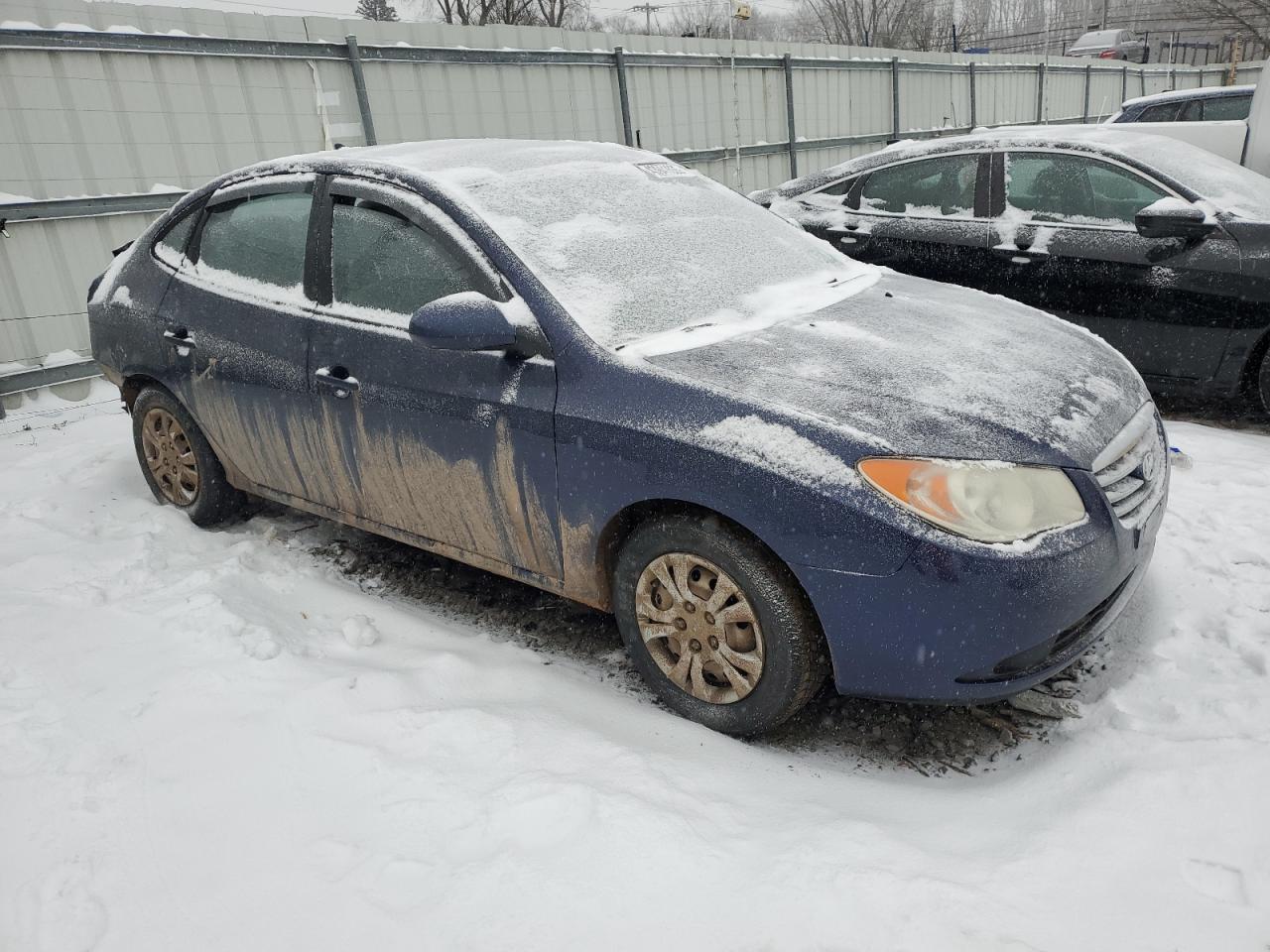 2010 Hyundai Elantra VIN KMHDU4AD8AU144660 Copart auction photo, rear end damage thumbnail 4