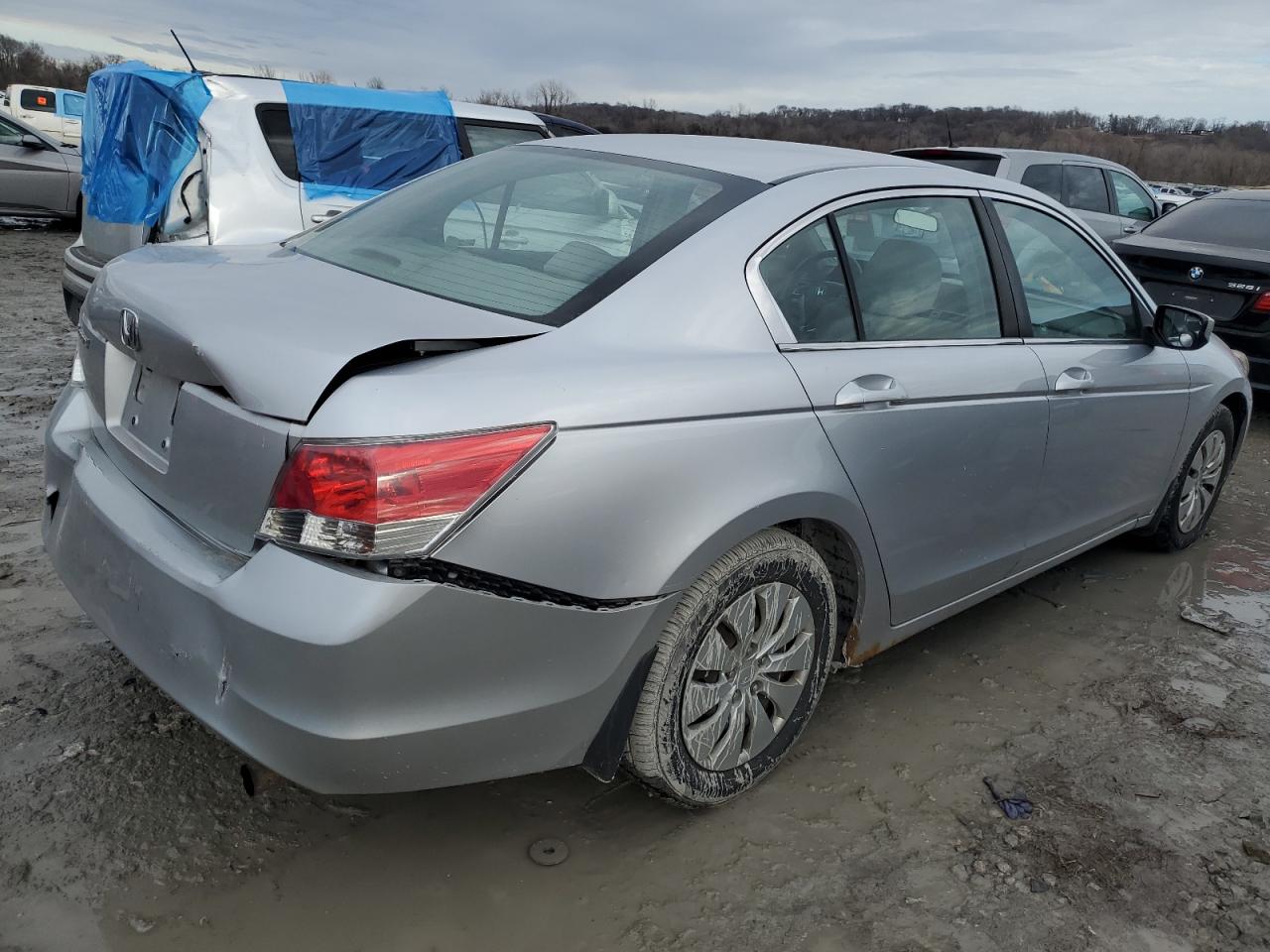 2009 Honda Accord VIN 1HGCP26349A009363 Copart auction photo, rear end damage thumbnail 3