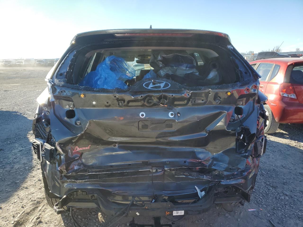 2024 Hyundai Tucson VIN 5NMJFCDE2RH336787 Copart auction photo, rear end damage thumbnail 6
