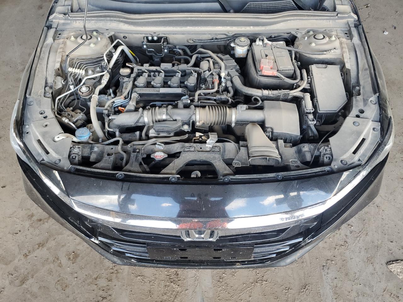 2019 Honda Accord VIN 1HGCV1F10KA098160 Copart auction photo, rear end / front end damage thumbnail 11