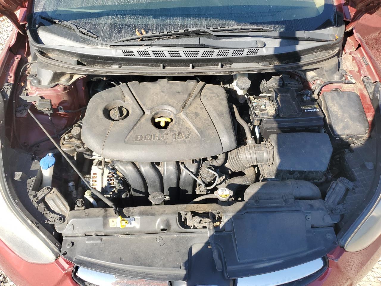 2013 Hyundai Elantra VIN 5NPDH4AE9DH197609 Copart auction photo, minor dent/scratches damage thumbnail 11