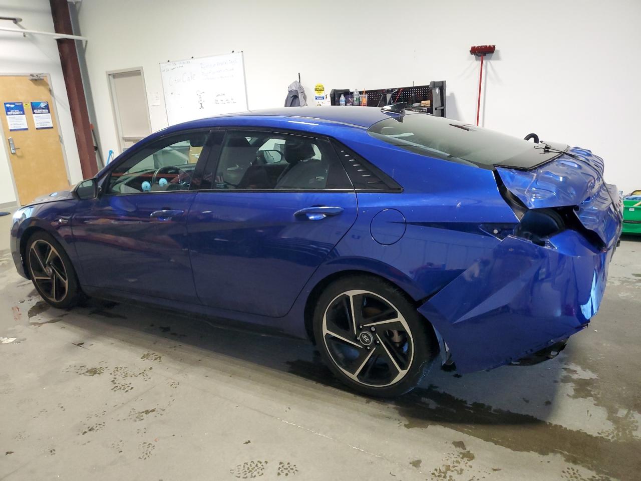 2023 Hyundai Elantra VIN KMHLR4AF1PU544731 Copart auction photo, rear end damage thumbnail 2