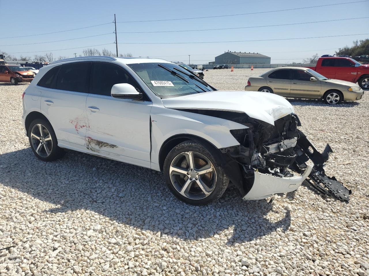2016 Audi Q5 VIN WA1D7AFP2GA050341 Copart auction photo, front end / side damage thumbnail 4