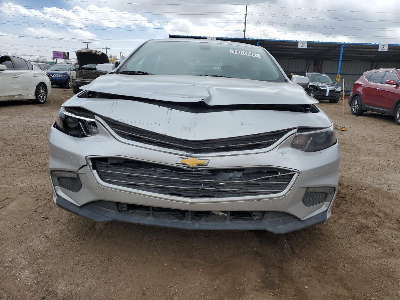 2018 Chevrolet Malibu VIN 1G1ZD5ST8JF248567 Copart auction photo, front end / rear end damage thumbnail 5