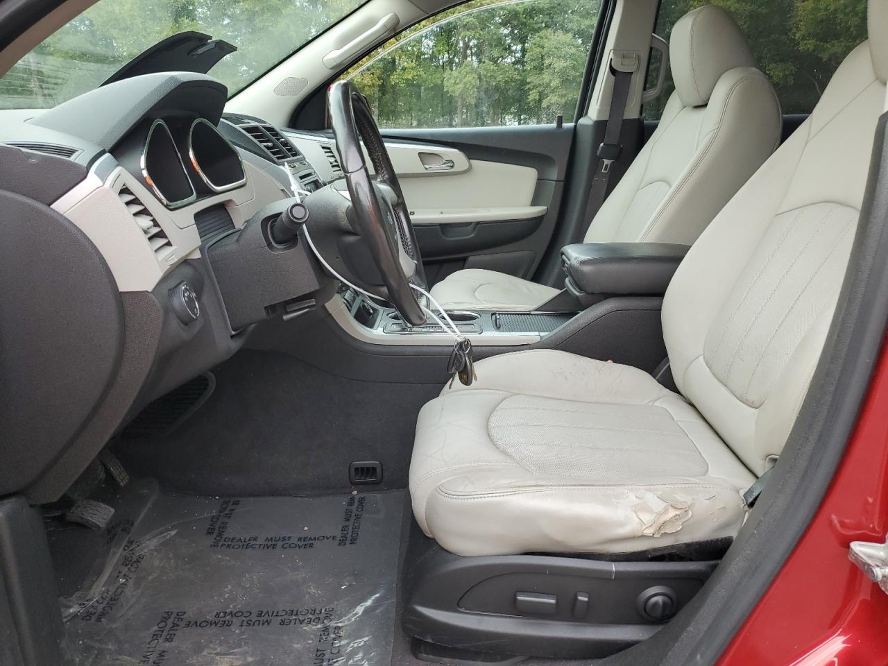 2012 Chevrolet Traverse VIN 1GNKRLED0CJ166360 Copart auction photo, mechanical damage thumbnail 7