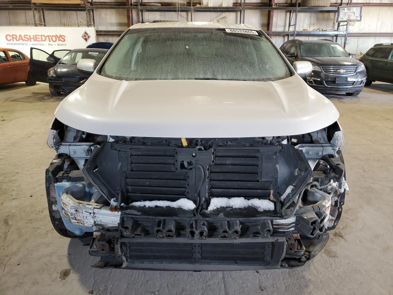 2015 Ford Edge VIN 2FMTK4J90FBB64945 Copart auction photo, front end / minor dent/scratches damage thumbnail 5