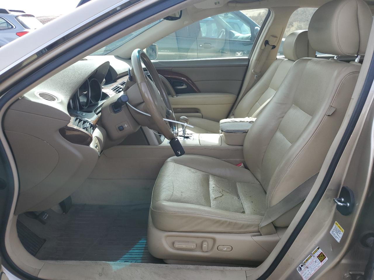 2005 Acura RL VIN JH4KB16585C005236 Copart auction photo, front end / rear end damage thumbnail 7