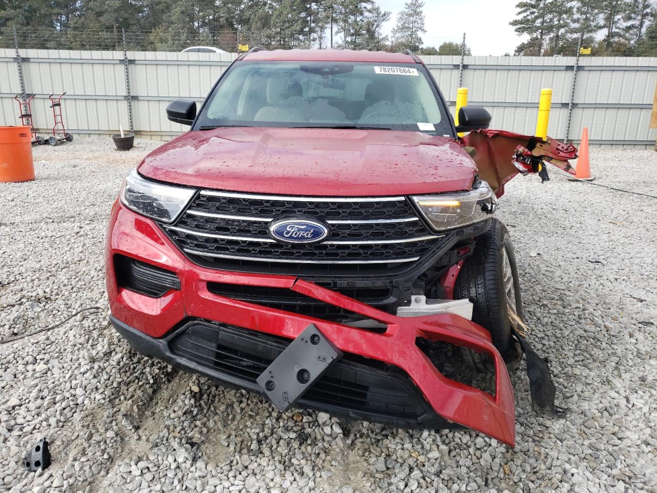 2022 Ford Explorer VIN 1FMSK7DH4NGB67547 Copart auction photo, front end / undercarriage damage thumbnail 5