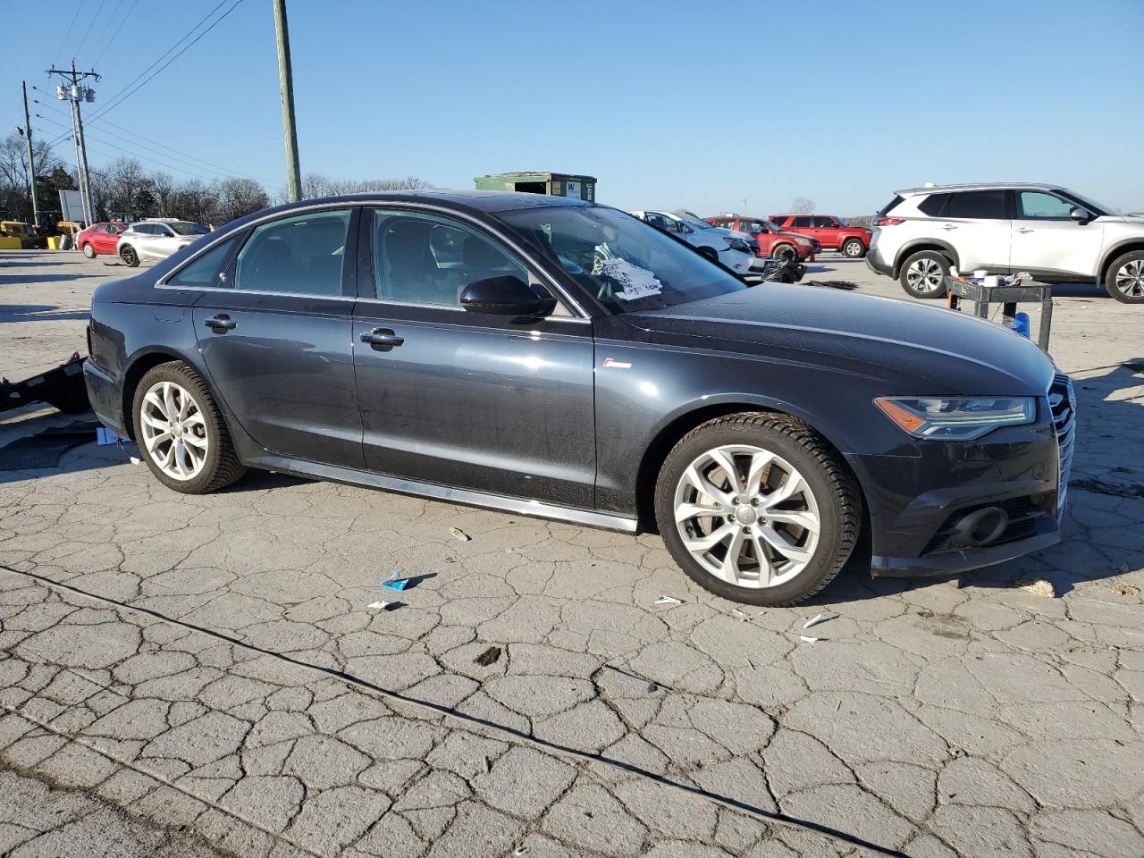 2017 Audi A6 VIN WAUH2AFC0HN045360 Copart auction photo, rear end damage thumbnail 4