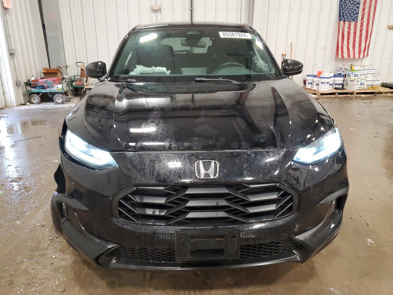 2023 Honda HR-V VIN 3CZRZ2H59PM702912 Copart auction photo, side / front end damage thumbnail 5
