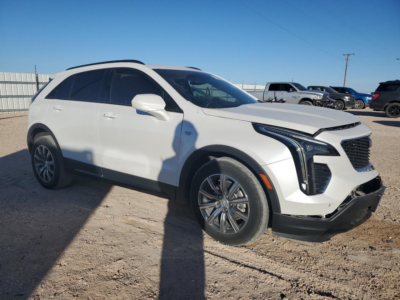 2020 Cadillac XT4 VIN 1GYFZFR49LF094478 Copart auction photo, front end / side damage thumbnail 4