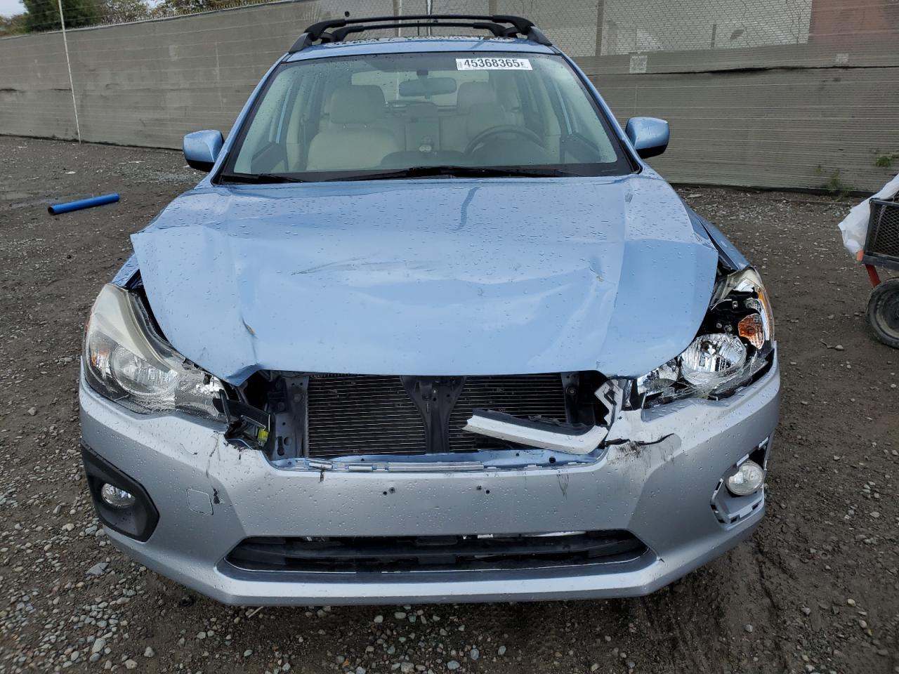 2012 Subaru Impreza VIN JF1GPAU66CH223685 Copart auction photo, front end damage thumbnail 5