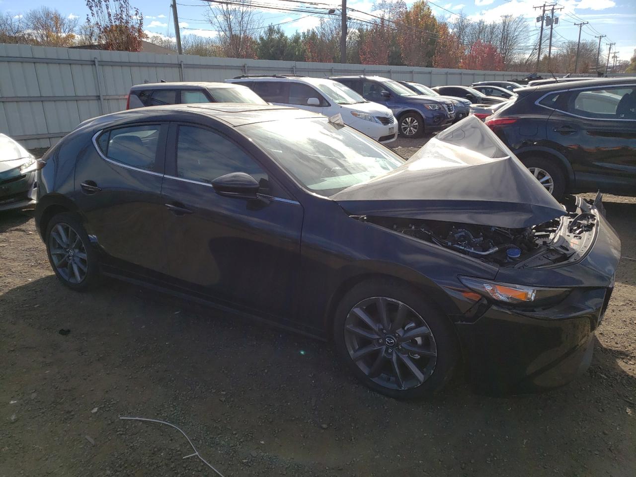 2024 Mazda 3 VIN JM1BPALM3R1713636 Copart auction photo, front end damage thumbnail 4