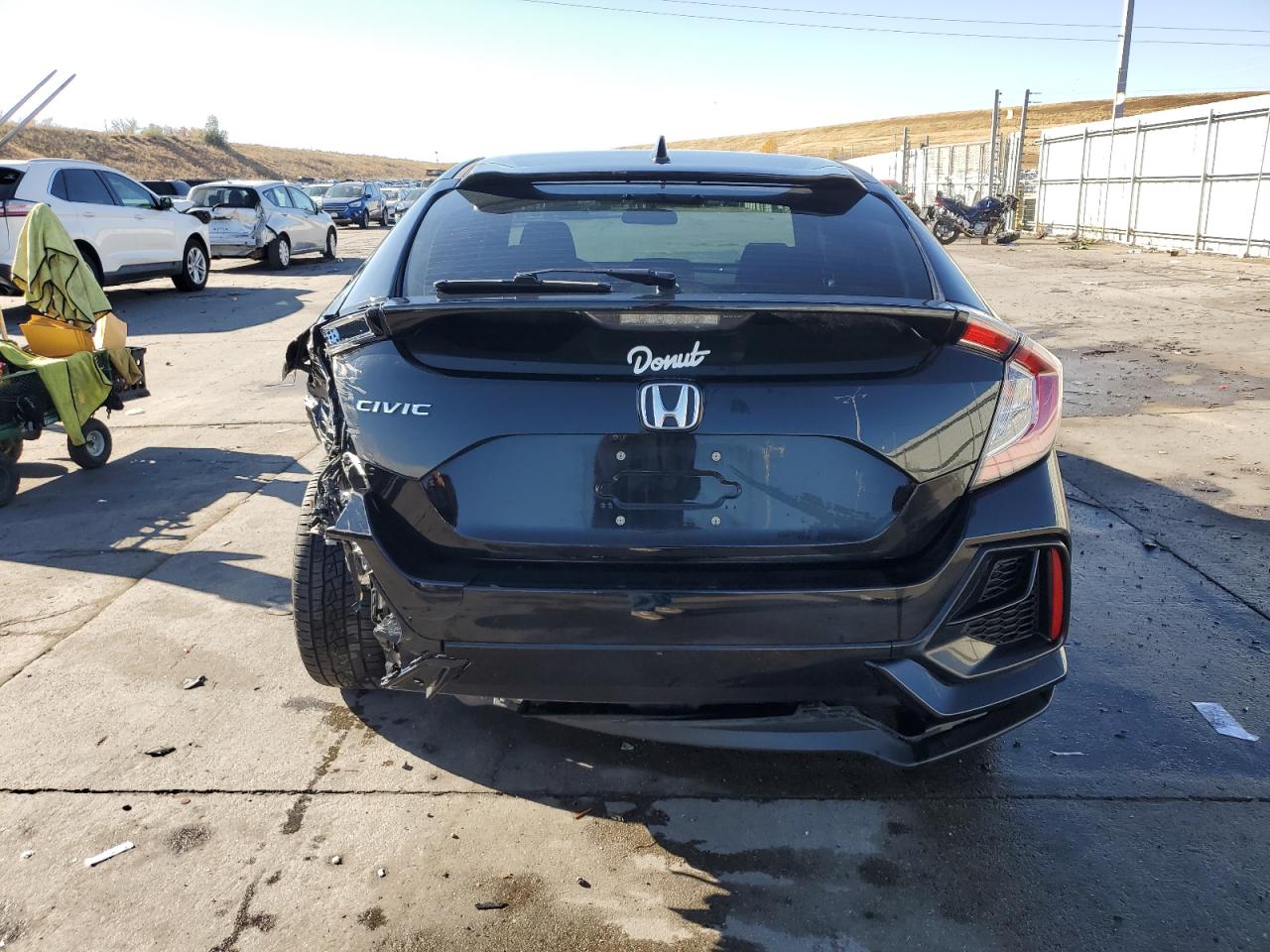 2021 Honda Civic VIN SHHFK7H62MU203502 Copart auction photo, rear end damage thumbnail 6