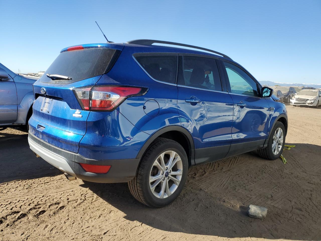2018 Ford Escape VIN 1FMCU9GD1JUC48407 Copart auction photo, front end damage thumbnail 3