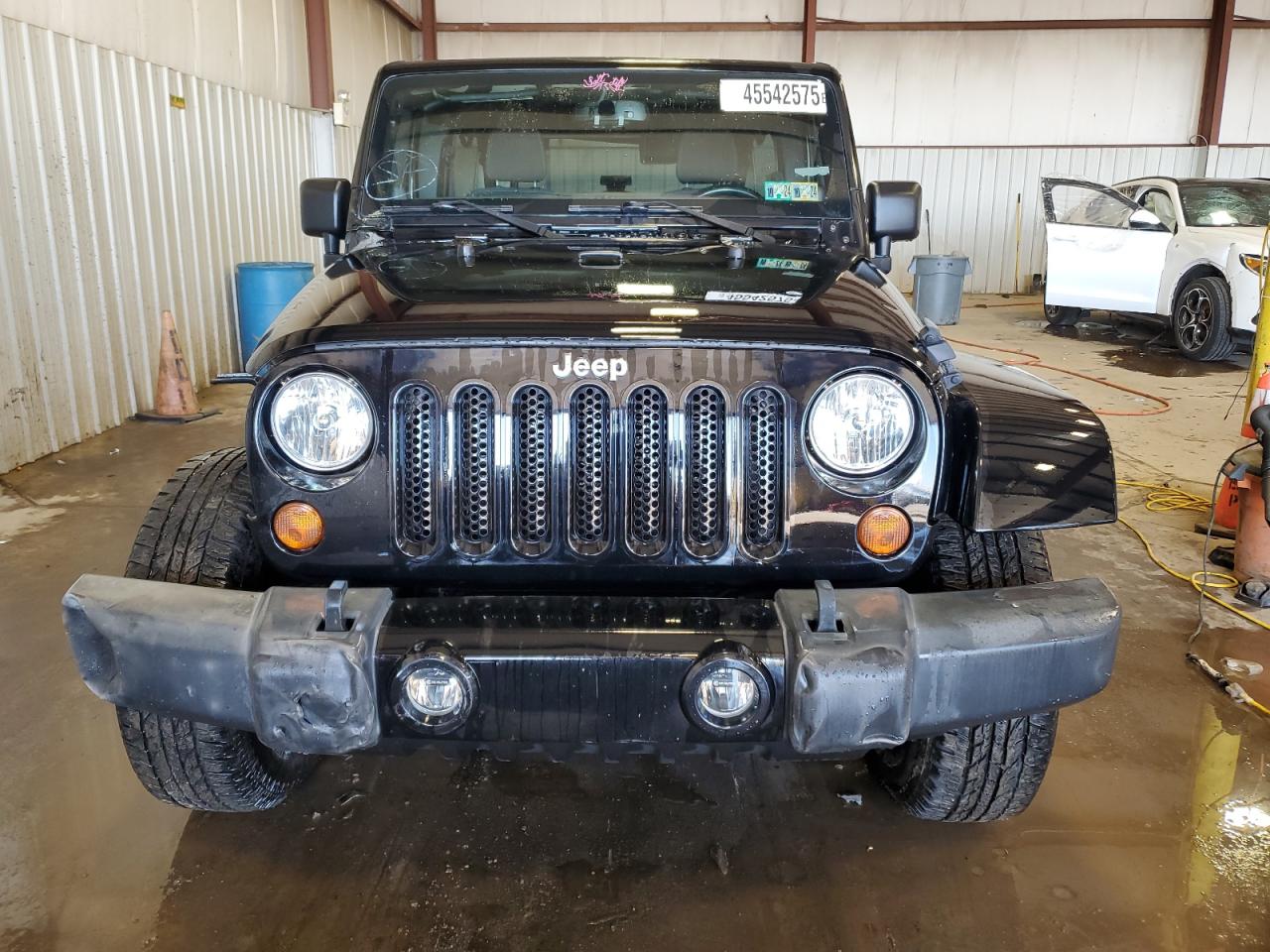 2013 Jeep Wrangler VIN 1C4BJWEG9DL603273 Copart auction photo, side / front end damage thumbnail 5