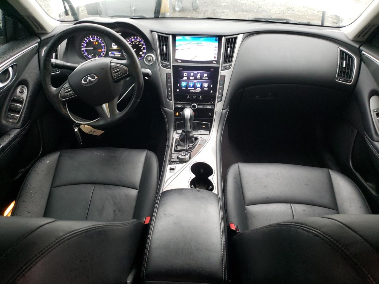2015 Infiniti Q50 VIN JN1BV7AR1FM408043 Copart auction photo, front end damage thumbnail 8