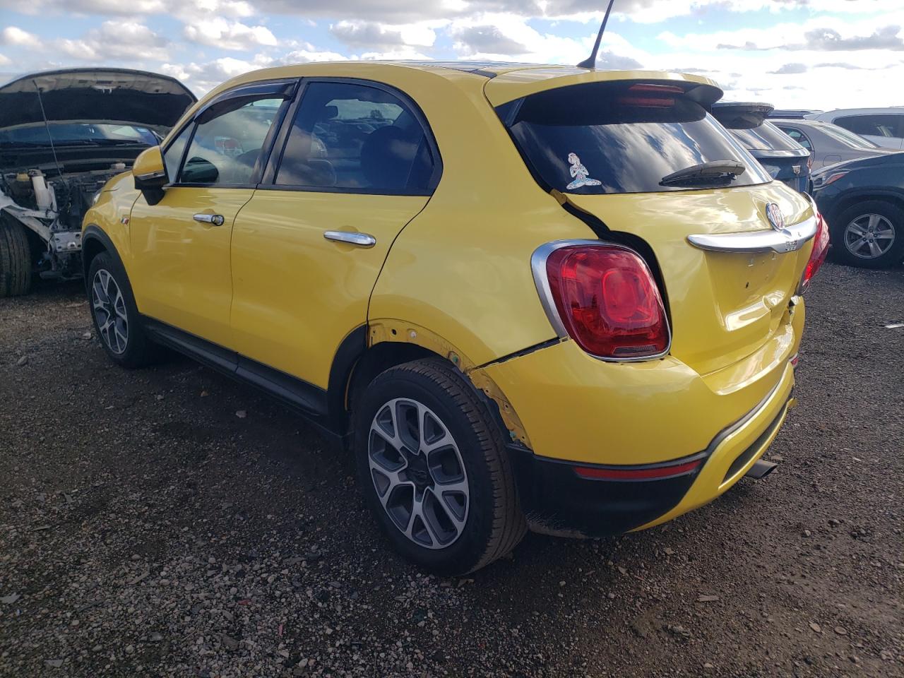 2016 Fiat 500 VIN ZFBCFXCT8GP384978 Copart auction photo, rear end damage thumbnail 2