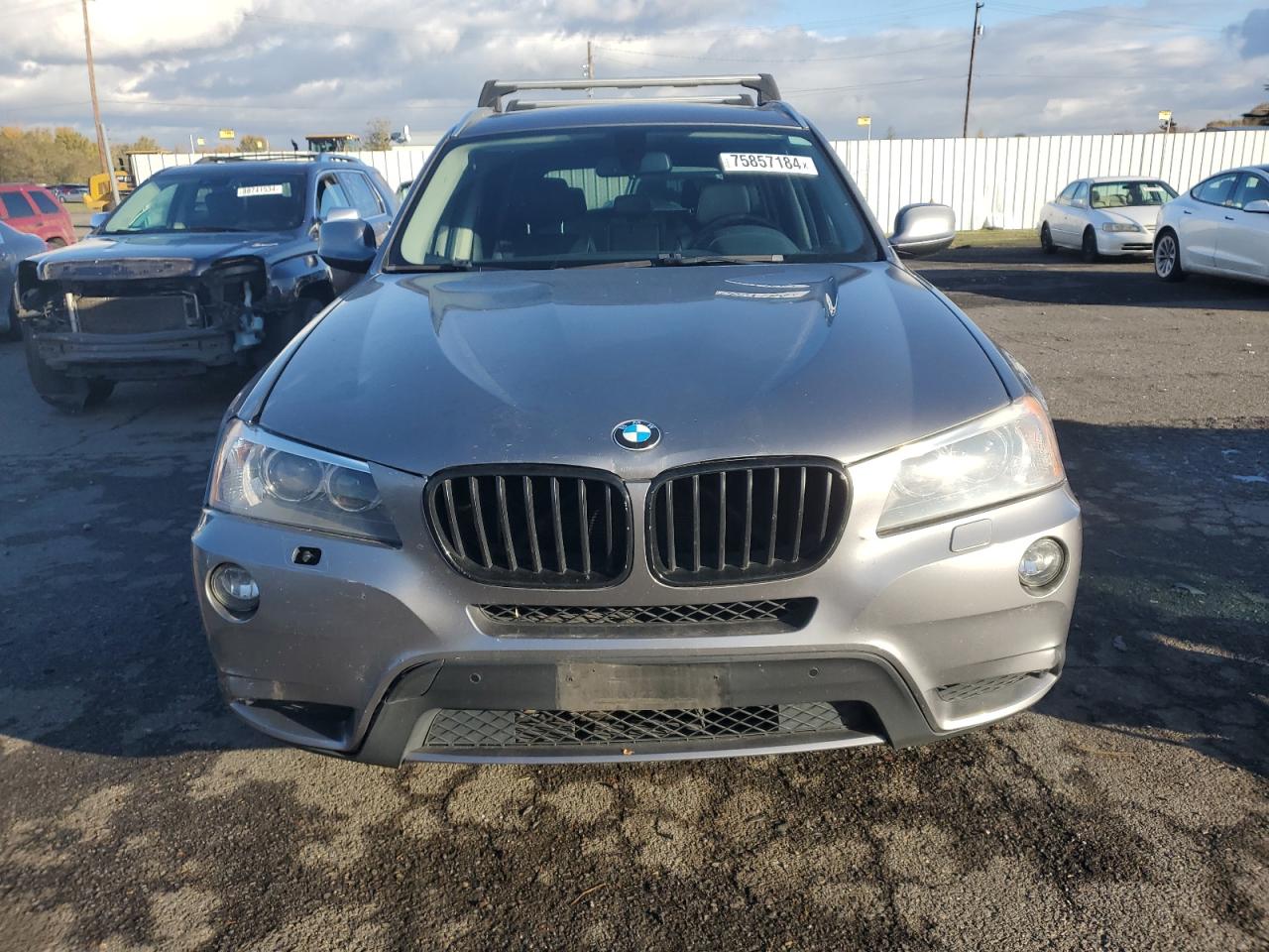 2014 BMW X3 VIN 5UXWX9C5XE0D27368 Copart auction photo, front end damage thumbnail 5