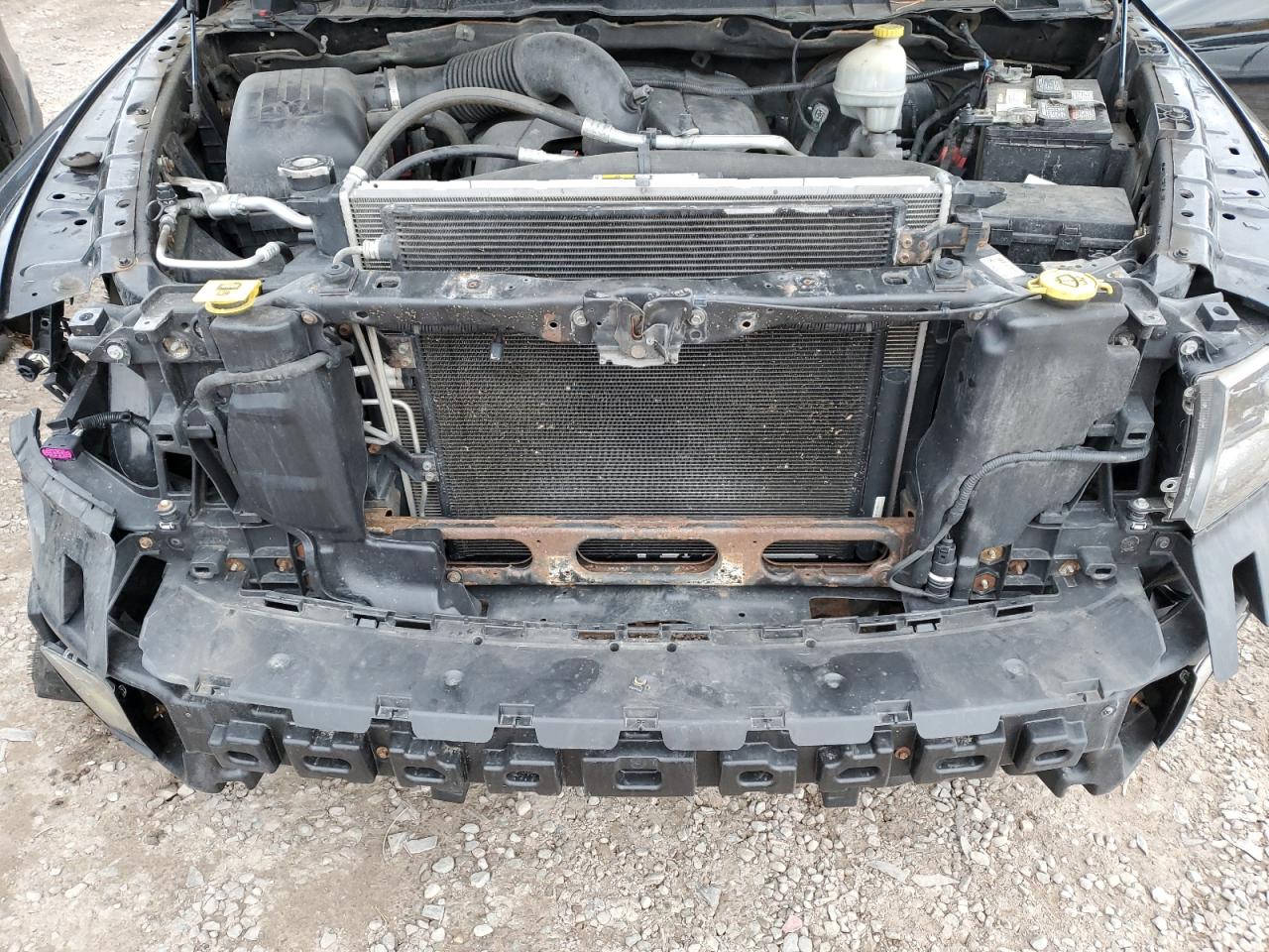 2014 RAM 1500 VIN 1C6RR7KT4ES169518 Copart auction photo, front end / undercarriage damage thumbnail 11