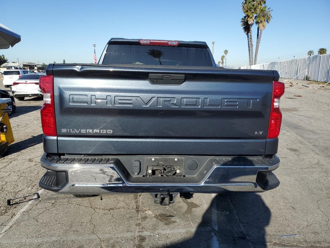2021 Chevrolet Silverado VIN 1GCPWCED1MZ349616 Copart auction photo, burn / minor dent/scratches damage thumbnail 6