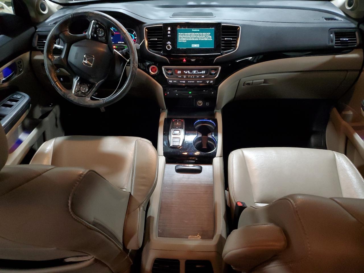 2019 Honda Pilot VIN 5FNYF6H66KB087288 Copart auction photo, side / front end damage thumbnail 8