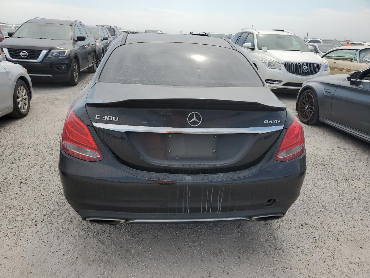 2015 Mercedes-Benz C-klasse VIN 55SWF4KBXFU026371 Copart auction photo, water/flood damage thumbnail 6