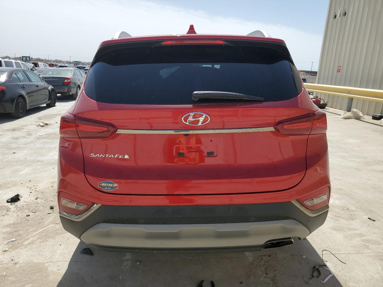 2020 Hyundai Santa Fe VIN 5NMS53AD7LH293316 Copart auction photo, front end / side damage thumbnail 6