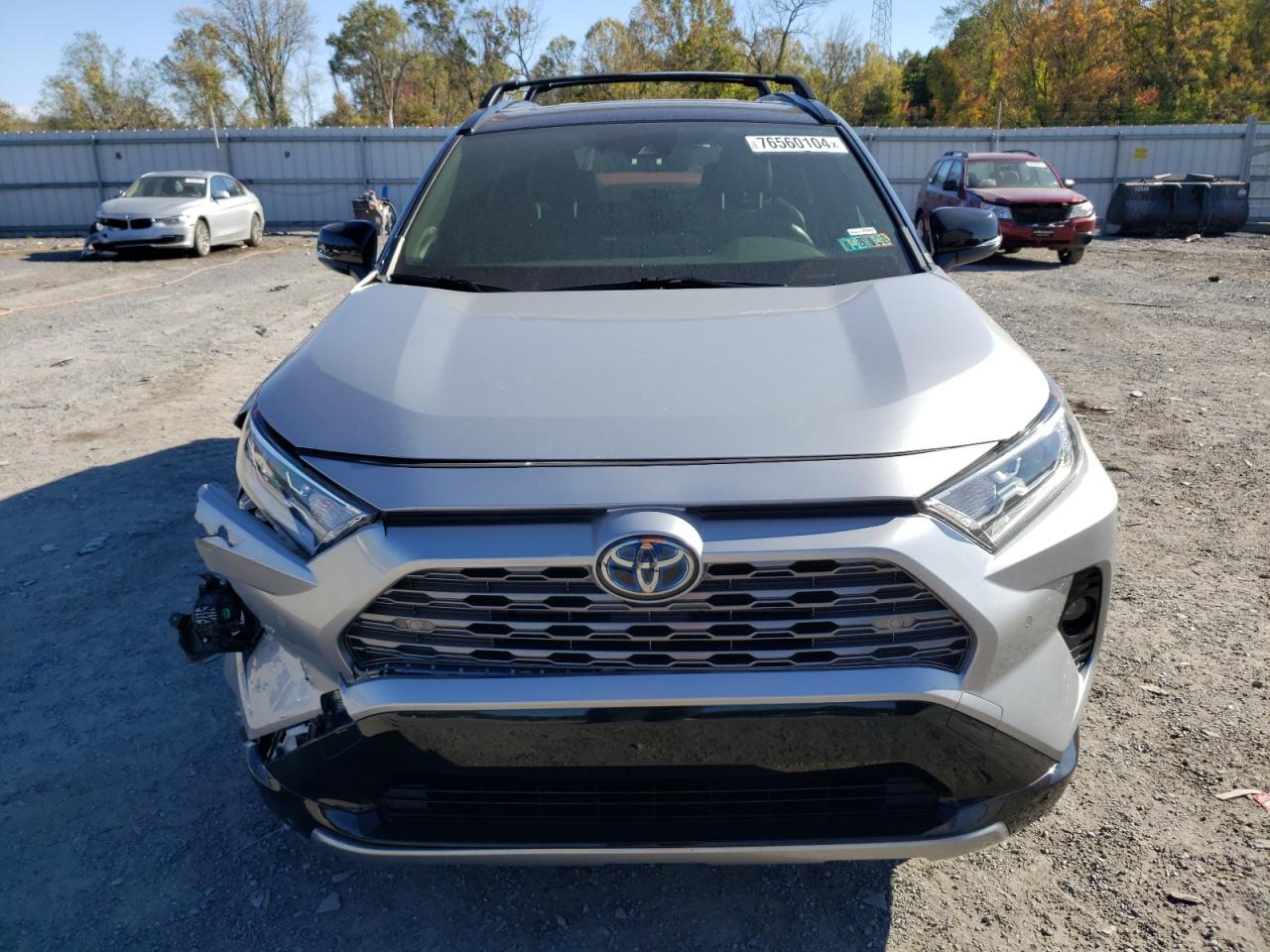 2020 Toyota RAV 4 VIN JTMEWRFV9LJ042161 Copart auction photo, side / front end damage thumbnail 5