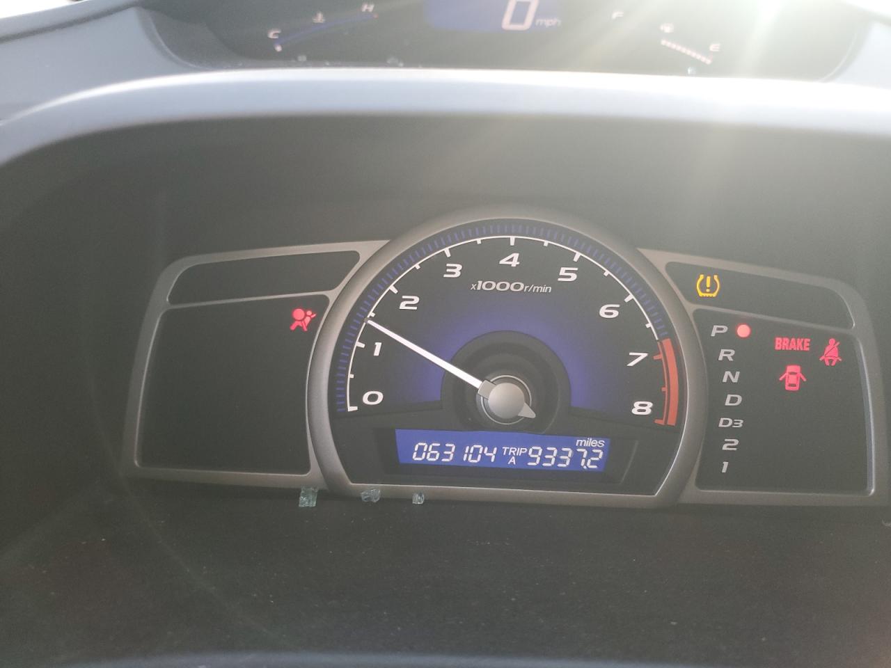 2010 Honda Civic VIN 19XFA1F55AE002075 Copart auction photo, all over damage thumbnail 9